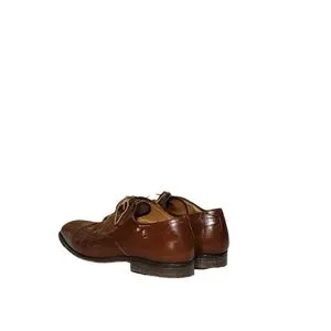 NINO ROSSI | Shoes | Men Vintage Brown Leather Lace Up Shoes  display picture 3